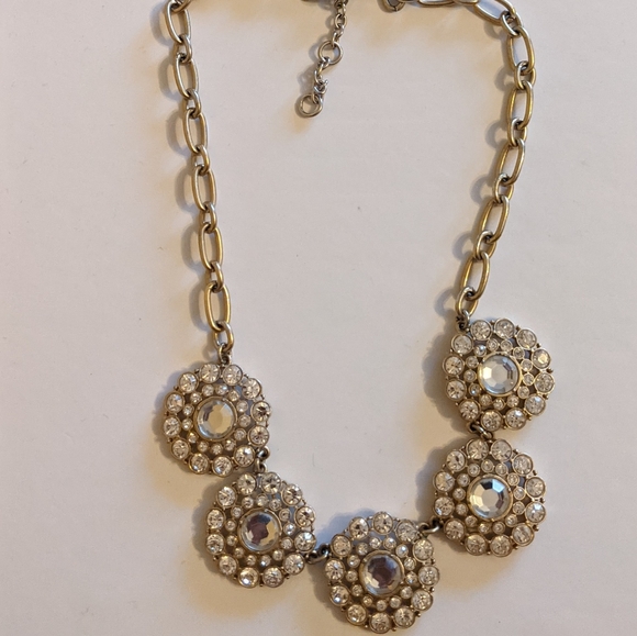 J Crew rhinestone statement necklace - Picture 8 of 10